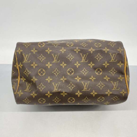 LOUIS VUITTON Brown Monogram Speedy 30 Bag - Picture 3 of 14